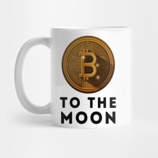 Bitcoin to the Moon Mug